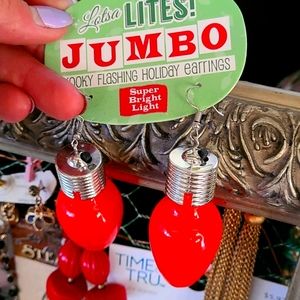 🥂🌟Christmas light earrings light up